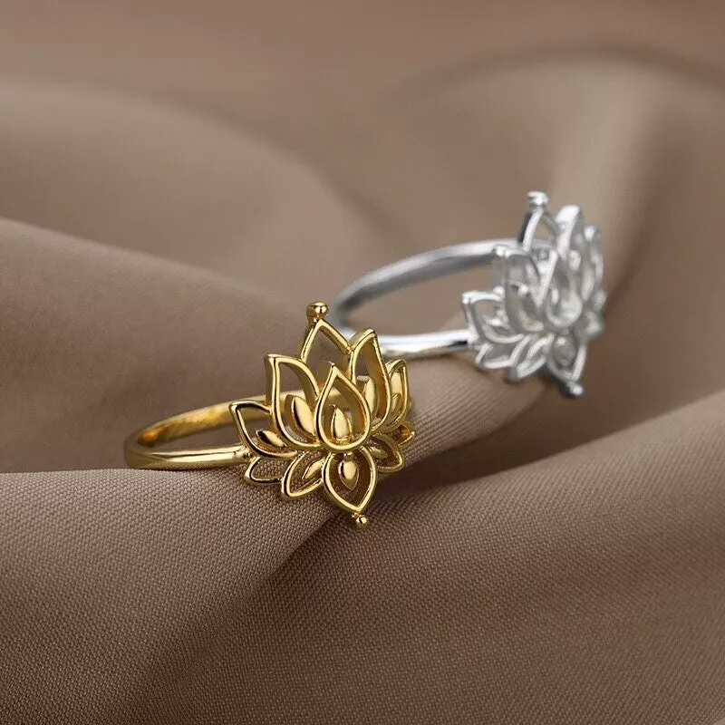 Lotus ring design sale