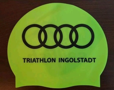 Sailfish Schwimmkappe Audi Triathlon Silikon Badekappe Neon Grün  Neoprenanzug