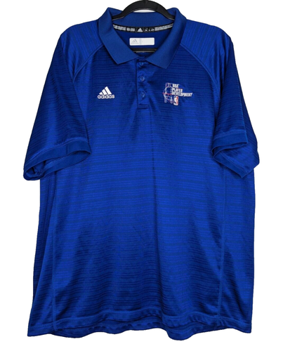 Adidas Climalite Herren NBA Player Development Poloshirt Gr. 2XL blau