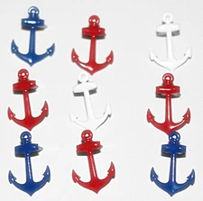 ANCHOR BRADS Nautical Boat Summer Vacation Scrapbooking Card Making Stamping