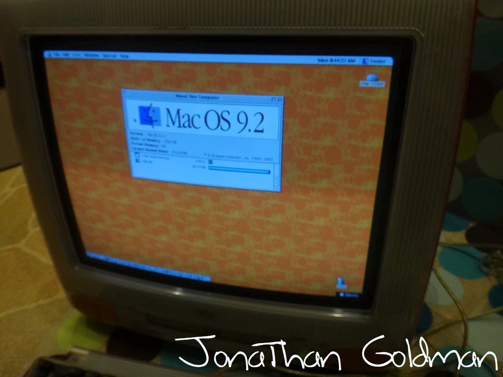Apple iMac Naranja Mandarina PowerPC G3 333Mhz 256MB RAM 120GB HD De Colección Mac