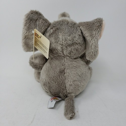 Unipak Elephant Gray Beanbag 5" Plush Lovey Stuffed Animal Sleepy Eyes Plumpee - Picture 8 of 15