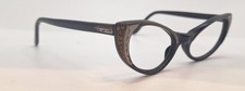 Vintage Titmus Maria Black Oval Sunglasses FRAMES ONLY USA
