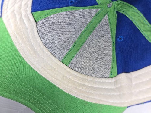 Nintendo Super Mario Brothers "LUIGI" Youth Snapback Baseball Cap Hat Blue/Green - Picture 12 of 15