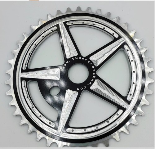 Plato Supercross BMX 41T De colección Old School BMX Bicicleta Piñón Transmisión - Imagen 7 de 9