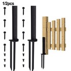 Efficient and Time Saving Fence Post Anchor Kit for Repairing Wooden Posts