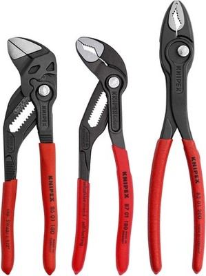 KNIPEX Tools 9K 00 80 156 US 3 Pc Top Selling Pliers Set, New Sealed