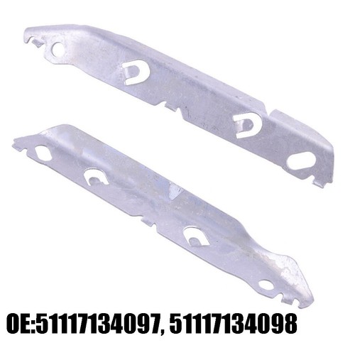 Practical To Use Bumper Support Cover 1 Pair Accessories Insert Fenders Metal - Picture 2 of 6