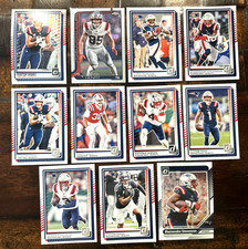 1991-2025 New England Patriots 78 card Lot RC Dalton Keene Drew Bledsoe Prizm