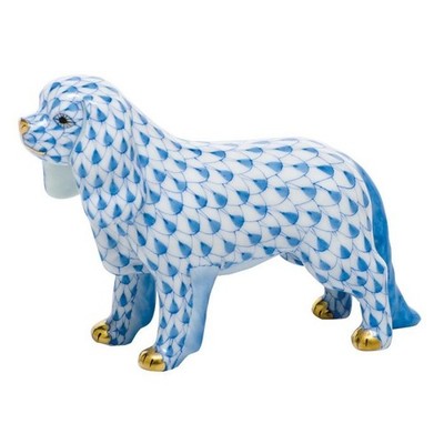 HEREND,  CAVALIER KING CHARLES SPANIEL, BLUE FISHNET, #VHB-05914 BRAND NEW & MIB