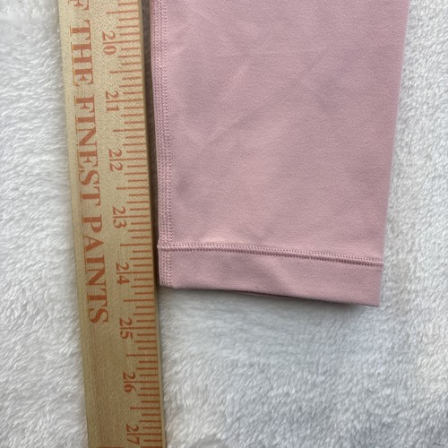 Athleta Girl High Rise Powervita Chit Chat Tight Leggings Pink Size XL/14 - Picture 3 of 8