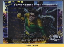 2022 Marvel Metal Universe Spider-Man Skyscraper Shadow Box Dr Octopus READ 07yb