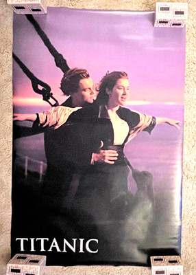 Titanic 1997 Movie Poster 23x35 Leonardo DiCaprio Kate Winslet