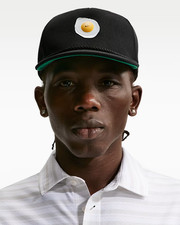 Gorra de golf Nike Pro Unstructured Dri-FIT Fried Egg negra talla S M L II0799-010
