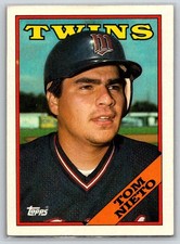 1988 Topps #317 Tom Nieto Minnesota Twins