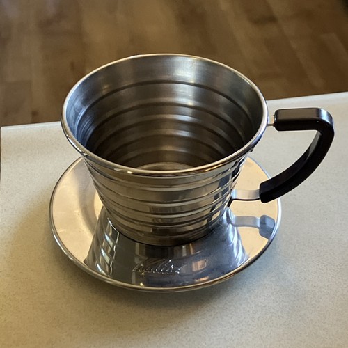 Kalita Wave 155 Kaffee Tropfer Edelstahl braun Griff Ausgießer