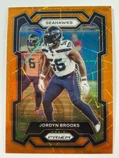 2023 Prizm Football Orange Lazer Jordyn Brooks #260 Seahawks