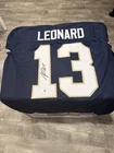 Riley Leonard Signed Notre Dame Fighting Irish #13 Football Jersey Beckett COA