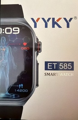 Smartwatch 70-Tage-Akku 2,04 Zoll Amoled Anrufe Bluetooth Gesundheitsuhr ECG/HRV