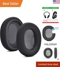 Arctis 3/5 / 7/9 Replacement Black Fabric Ear Pads Cushion Compatible with St...