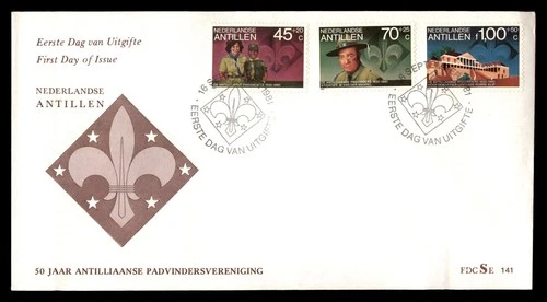 Mayfairstamps Netherlands FDC 1981 Boy Scouts 50 Yrs Combo First Day Cover aax_4
