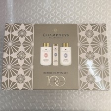 CHAMPNEYS Spa Bubble Heaven GIFT SET ~ Nourishing & Slumber Bubble Bath, Salts