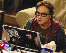 * JOHNNY GALECKI * signed 8x10 photo * THE BIG BANG THEORY * COA *