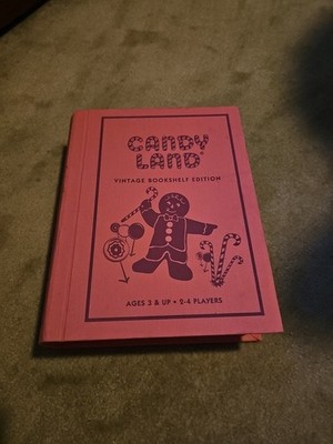Candy Land Vintage Bookshelf Edition by WS Game Company, Classic Board Games for