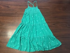 Gap Kids Girl Dress Green Size Medium. Cotton