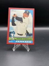 Jason Dominguez | 2025 Heritage | Red Border | High # SP | #453 Yankees