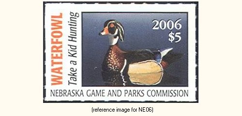 D2K Nebraska Duck Stamp 2006 $5.00 - Picture 1 of 1