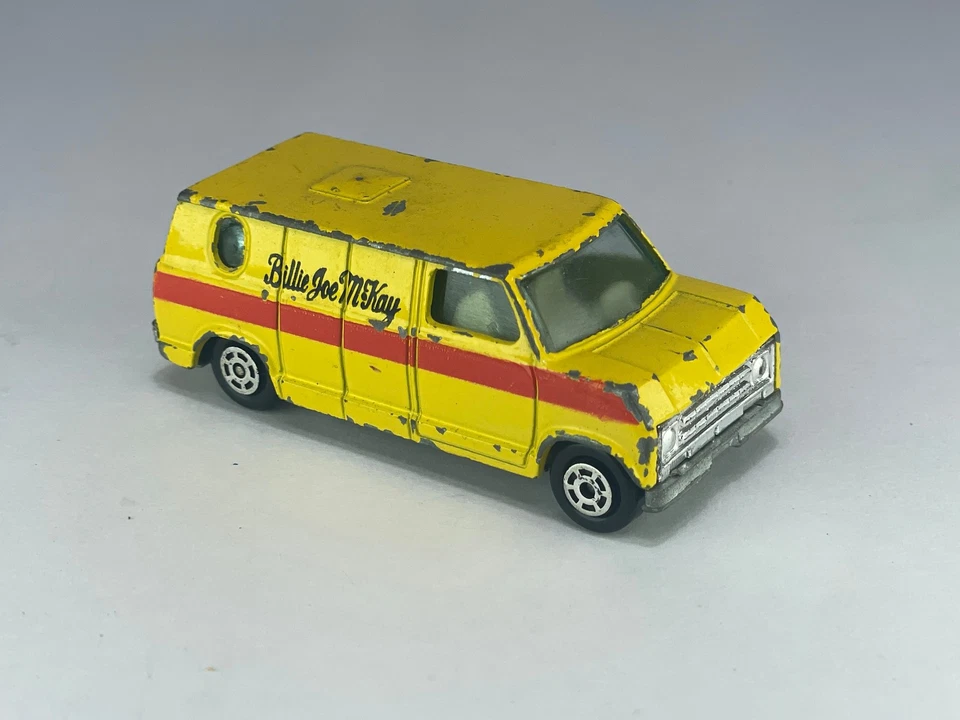 Vtg 1979 Yatming Super Van Yellow Billie Joe McKay of BJ & the Bear No 1501 Rare - Image 3 of 4