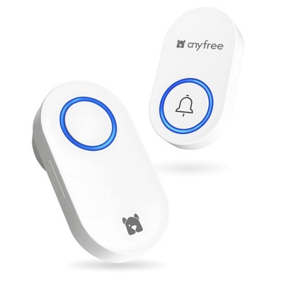 Self-Powered Wireless Doorbell No Battery Needed Basic Door Bell for White