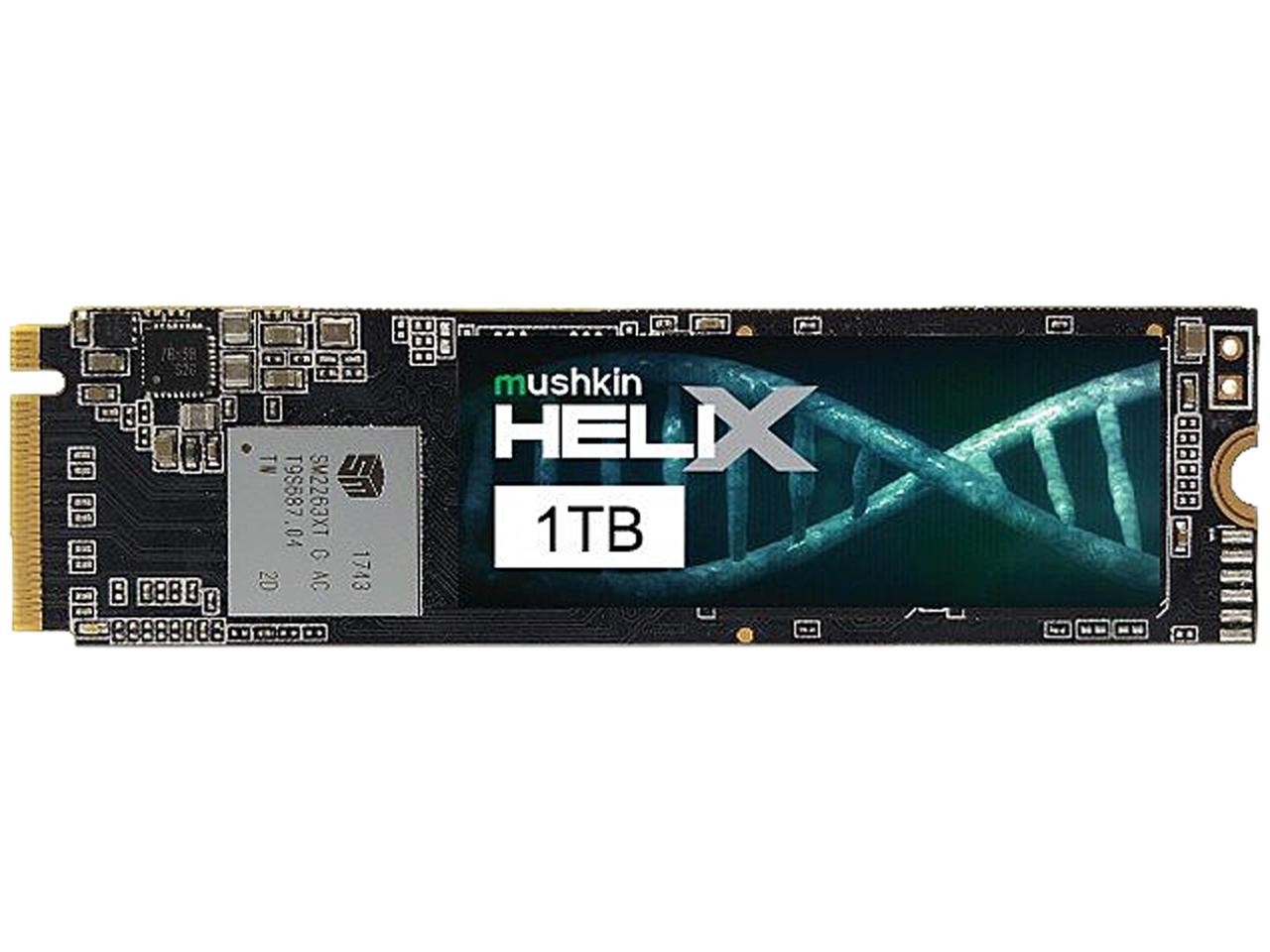 Mushkin Helix-L MKNSSDHL1TB-D8 твердотельный накопитель емкостью 1 ТБ - M.2 2280 Внутренний - PCI