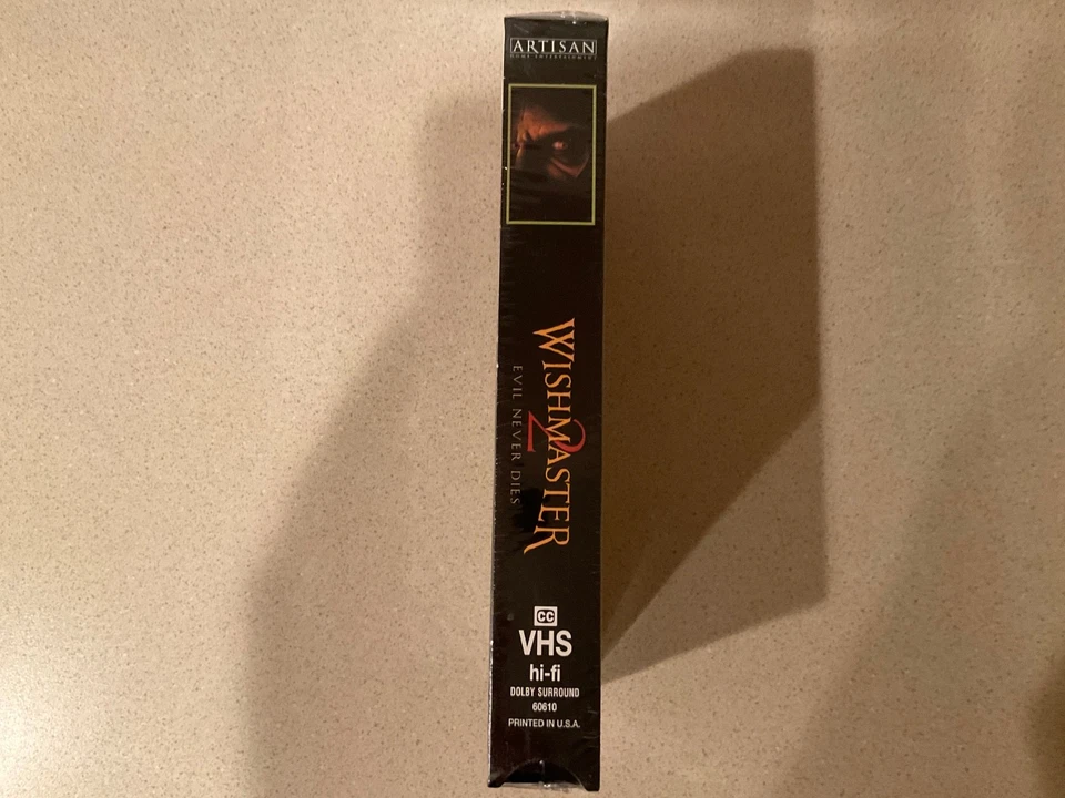 Wishmaster 2: Evil Never Dies (VHS, 1999) Paul Johansson, Holly Fields - Sealed - Image 3 of 4