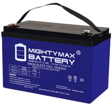 Mighty Max 12V 110AH GEL Replacement Battery Compatible with Marine Boat