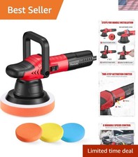 Dual Action Car Buffer Polisher 6 Inch Orbital Polisher For Car Detailing Wi...