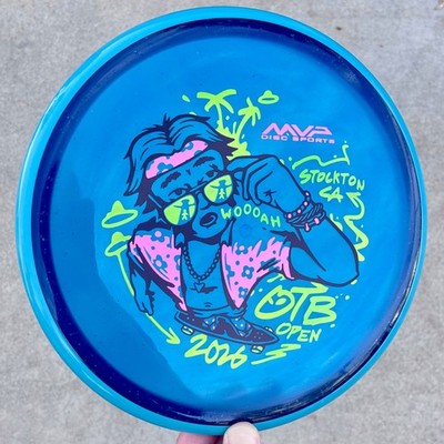 MVP Axiom Particle Glow Proton Soft Hex - ALL-BLUE - OTB Open Special Disc Golf