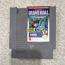 Nintendo NES Super Glove Ball Sports Bowling Power Glove/Joystick NTSC-U/C Cart