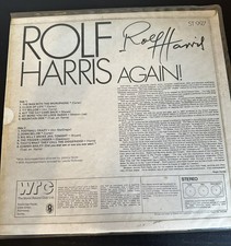 AUTOGRAPHED Rolf Harris Vinyl 12” LP Again 