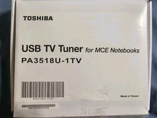 Toshiba USB TV Tuner for MCE Notebooks  PA3518U-1TVN New