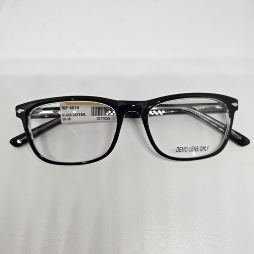 EYEWEAR WP 4010 CRISTAL NEGRO 50-18-140 BISAGRA FLEXIBLE Marco de gafas NUEVO - Imagen 8 de 10