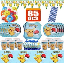85 PCS Pokemon Birthday Party Set