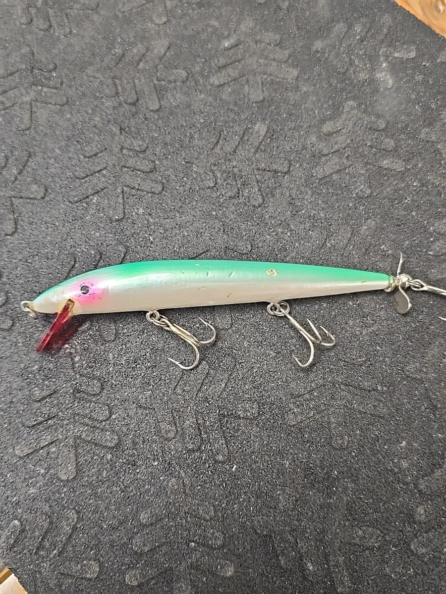Leurre de pêche vintage Bagley bagley's DB3 crankbait bar BON