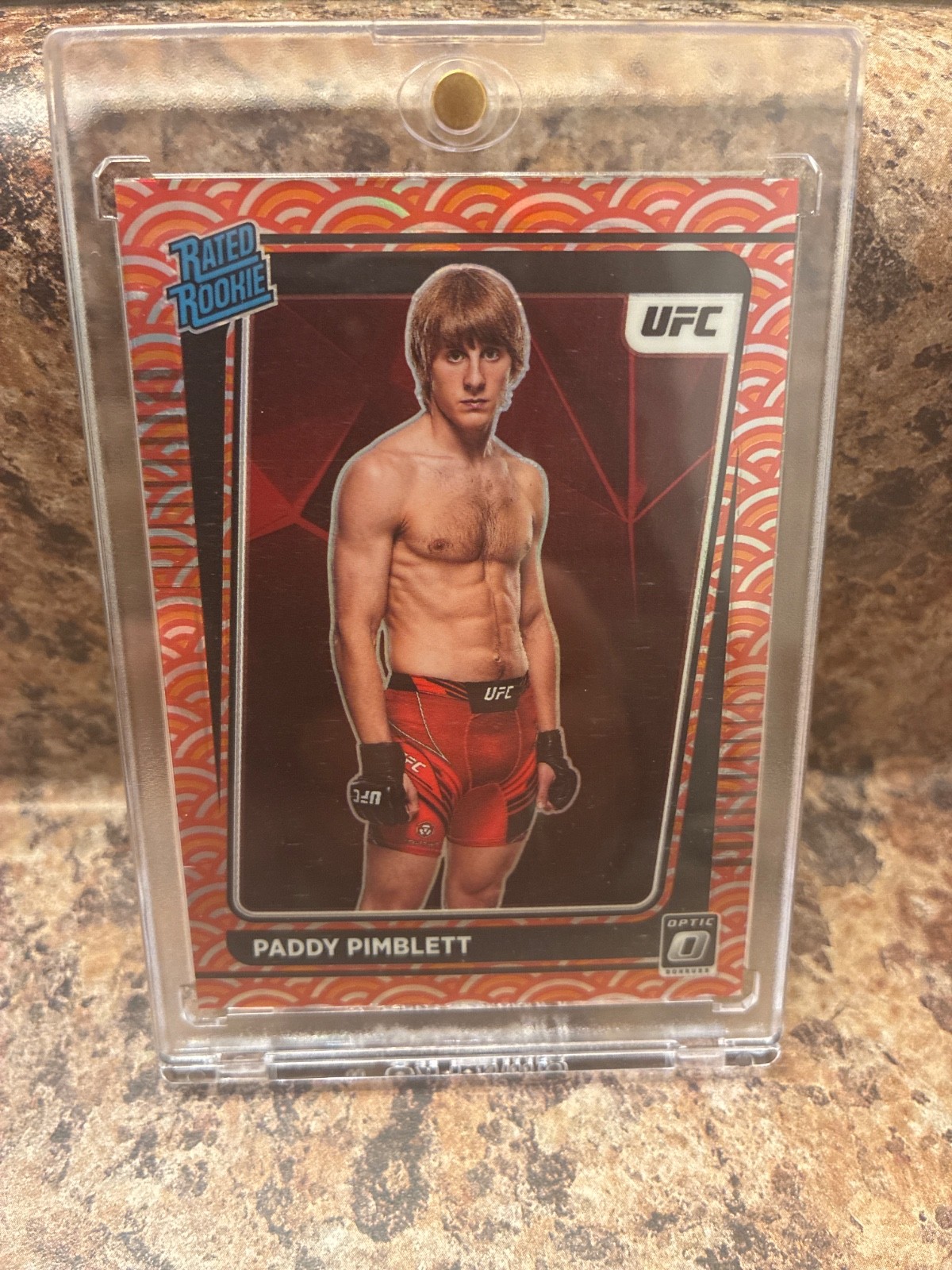 2022 UFC Optic PADDY PIMBLETT "PHOTON" ~RATED ROOKIE~BADDY! SSP! #103 CASE HIT!