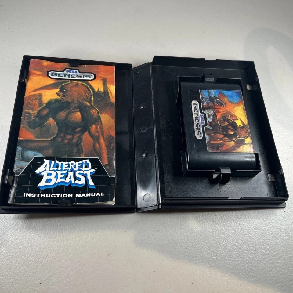 Altered Beast (Sega Genesis, 1989) Authentic Complete Video Game -Not Tested-CIB - Image 4 of 4