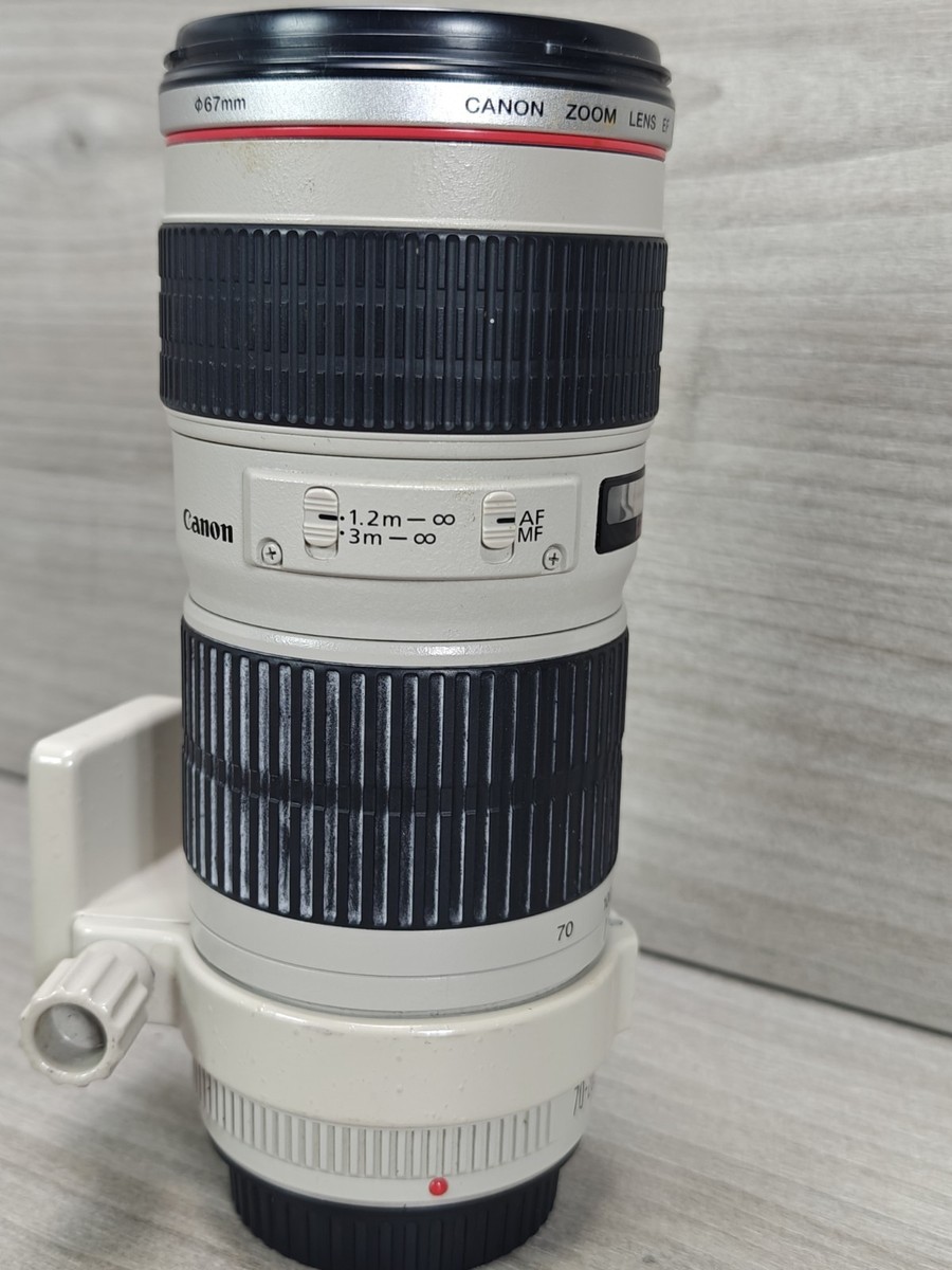 Canon Ultrasonic EF 70-200mm 1:4 EF L USM Zoom Lens & Tripod Mount