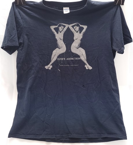 Y2K Vintage Original Mens L DISTRESSED T-Shirt Jane's Addiction 2012 Concert  - Picture 1 of 10