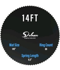 Simple Deluxe 14 Ft Round Replacement Trampoline Mat Only 88 Spring NEW 
