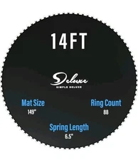 Simple Deluxe 14 Ft Round Replacement Trampoline Mat Only 88 Spring NEW 